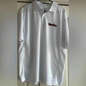 White Gamecock polo, xl